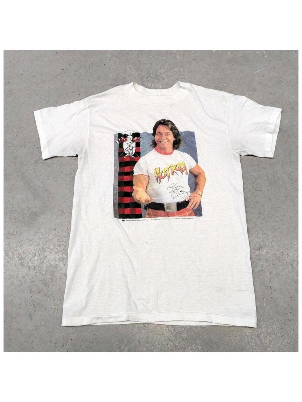 Vintage 1990 Rowdy Roddy Piper WWF Made in USA t-shirt - Picture 1 of 8
